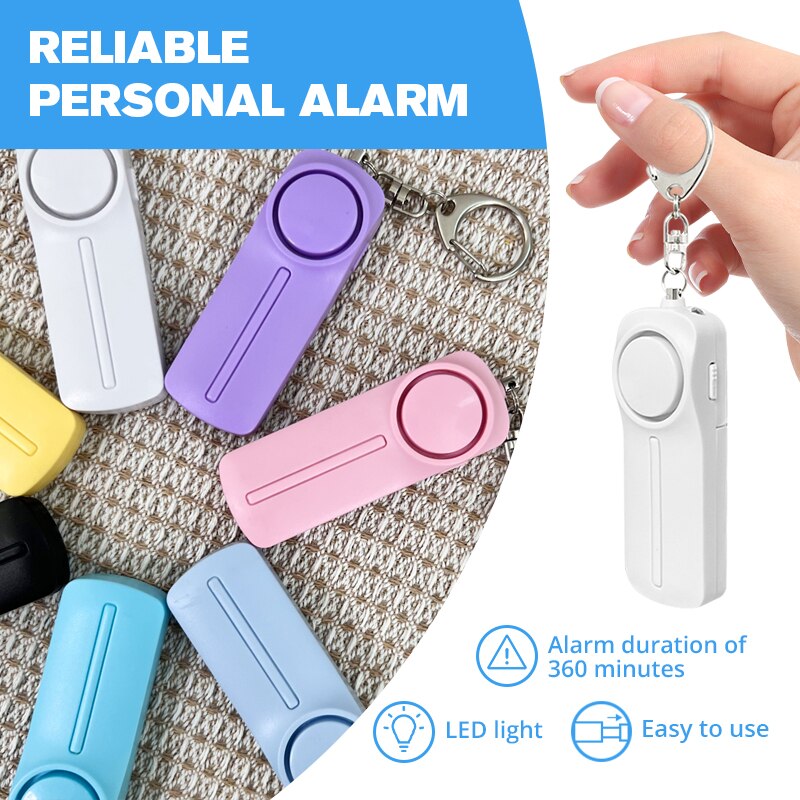 Personal Alarm Keychain - إنذار أمان شخصي دفاع عن النفس