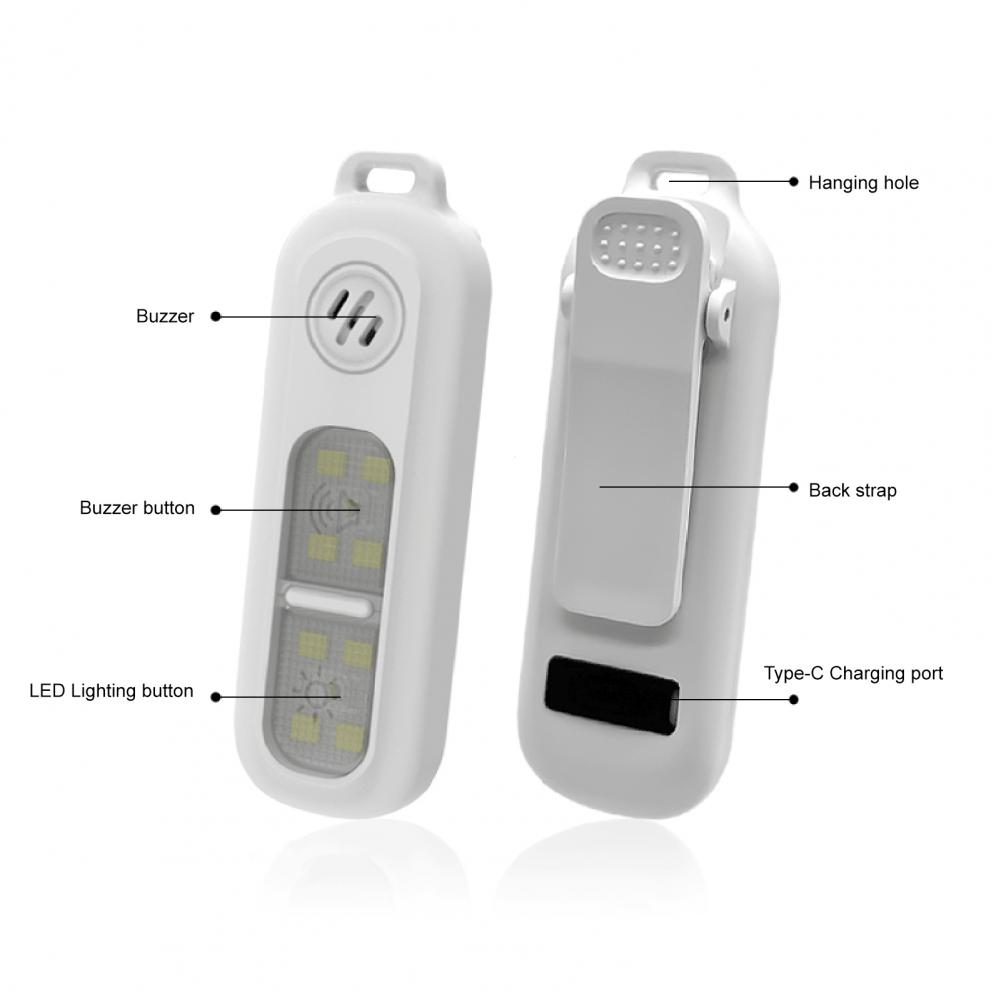 Personal Alarm Keychain - ضوء للجري الليلي في الهواء الطلق