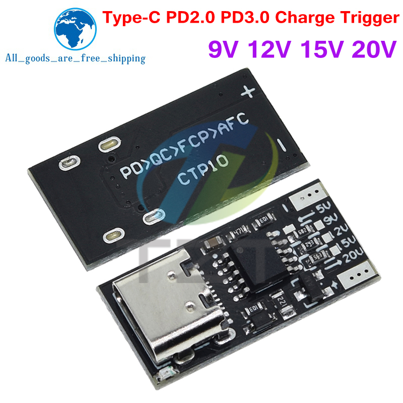 Co Detector Plug - TZT Type-C PD2.0 PD3.0 9 فولت