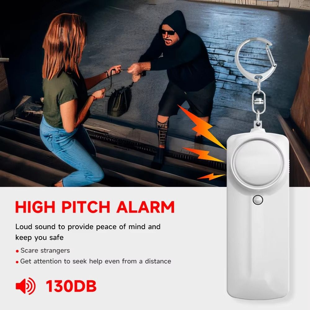 Personal Alarm Keychain - جهاز إنذار شخصي عالي الصوت 130