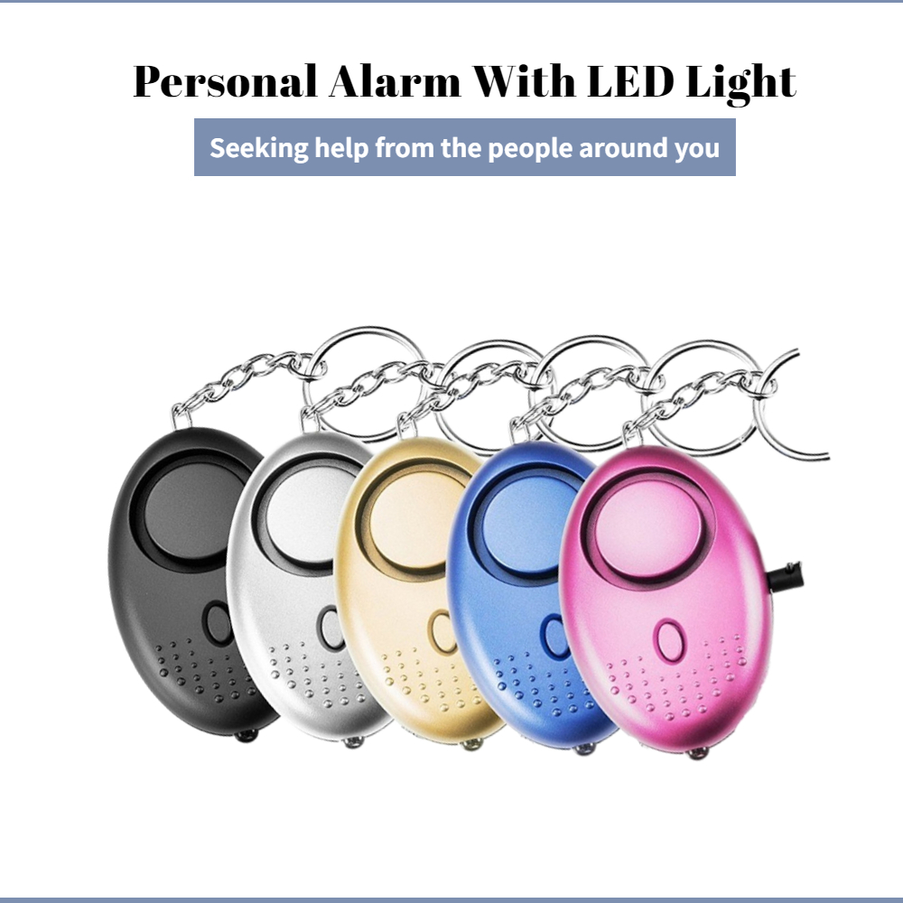 Personal Alarm Keychain - 130dB إنذار الدفاع عن النفس مكافحة