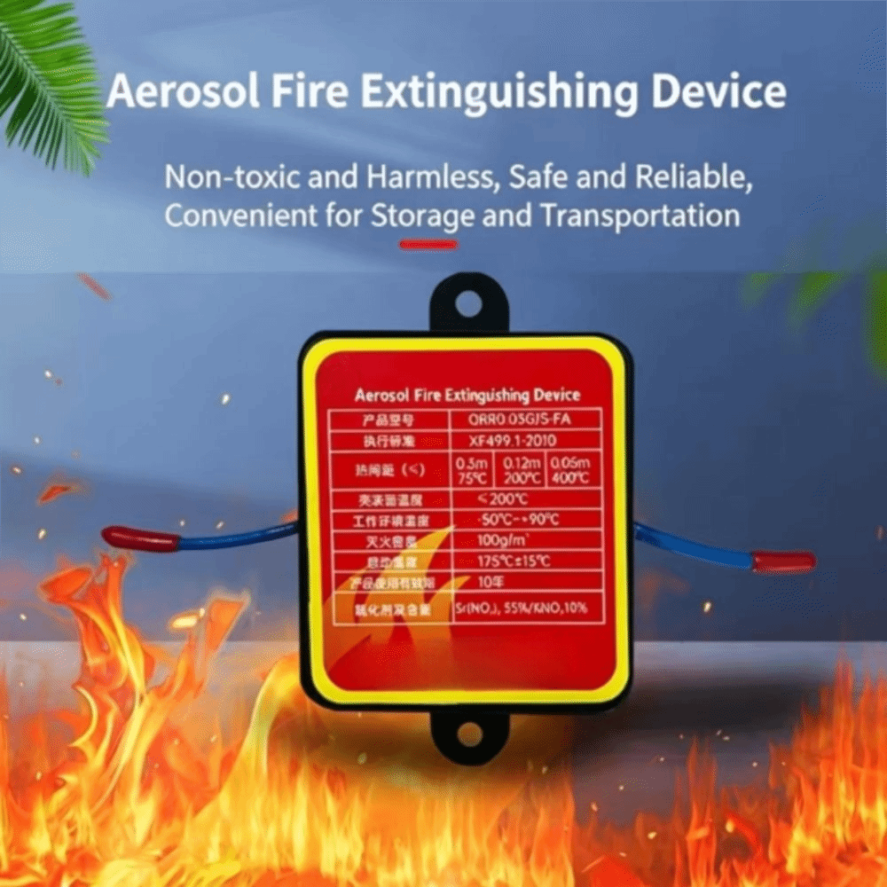 Fire Extinguisher Small - جهاز إطفاء الحريق التلقائي المقاوم للهب