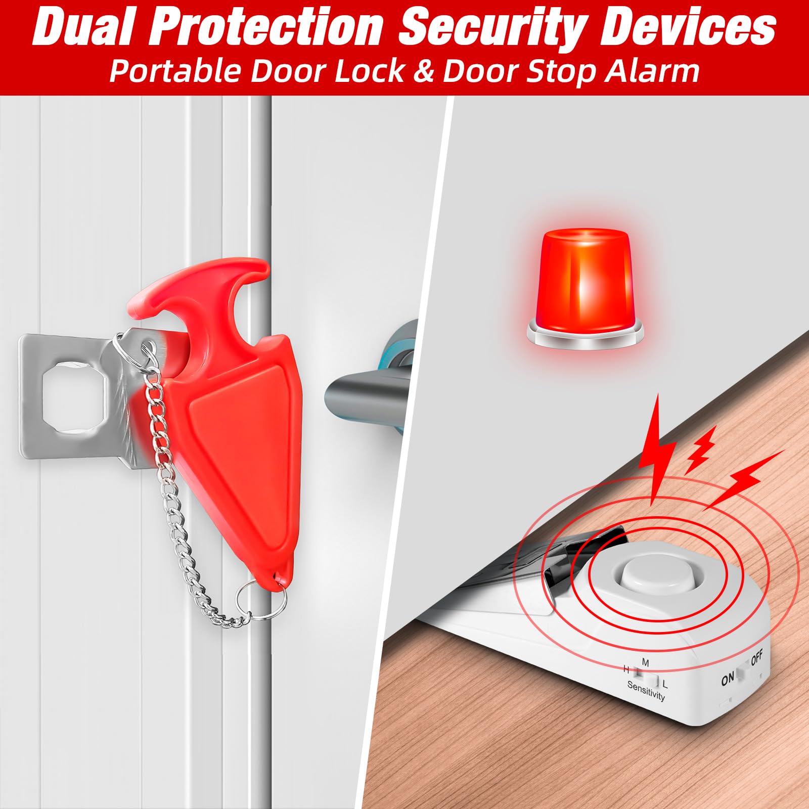 إنذار إيقاف الباب المحمول، قفل - مراجعة Door Stop Alarm وسعره
