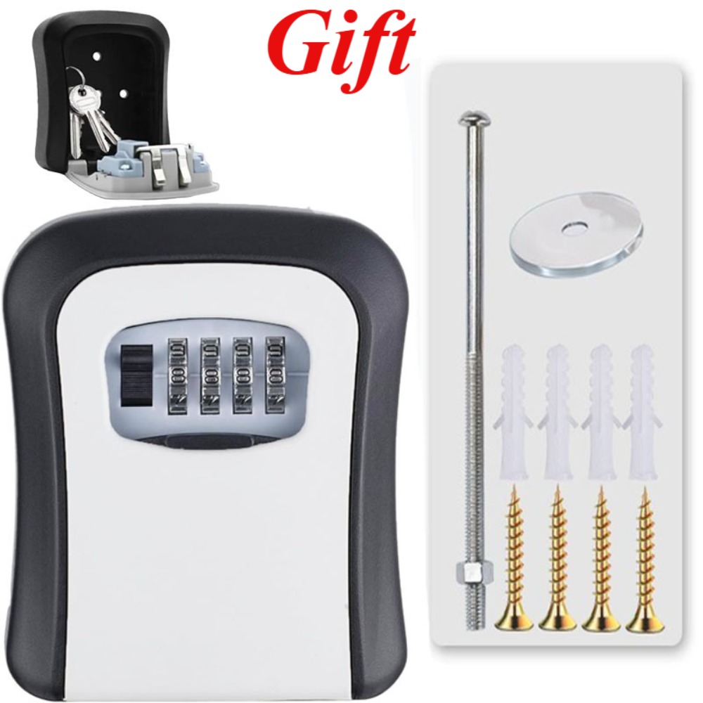 صندوق قفل أمان مقاوم للماء مثب - مراجعة Lockbox Key Secure وسعره