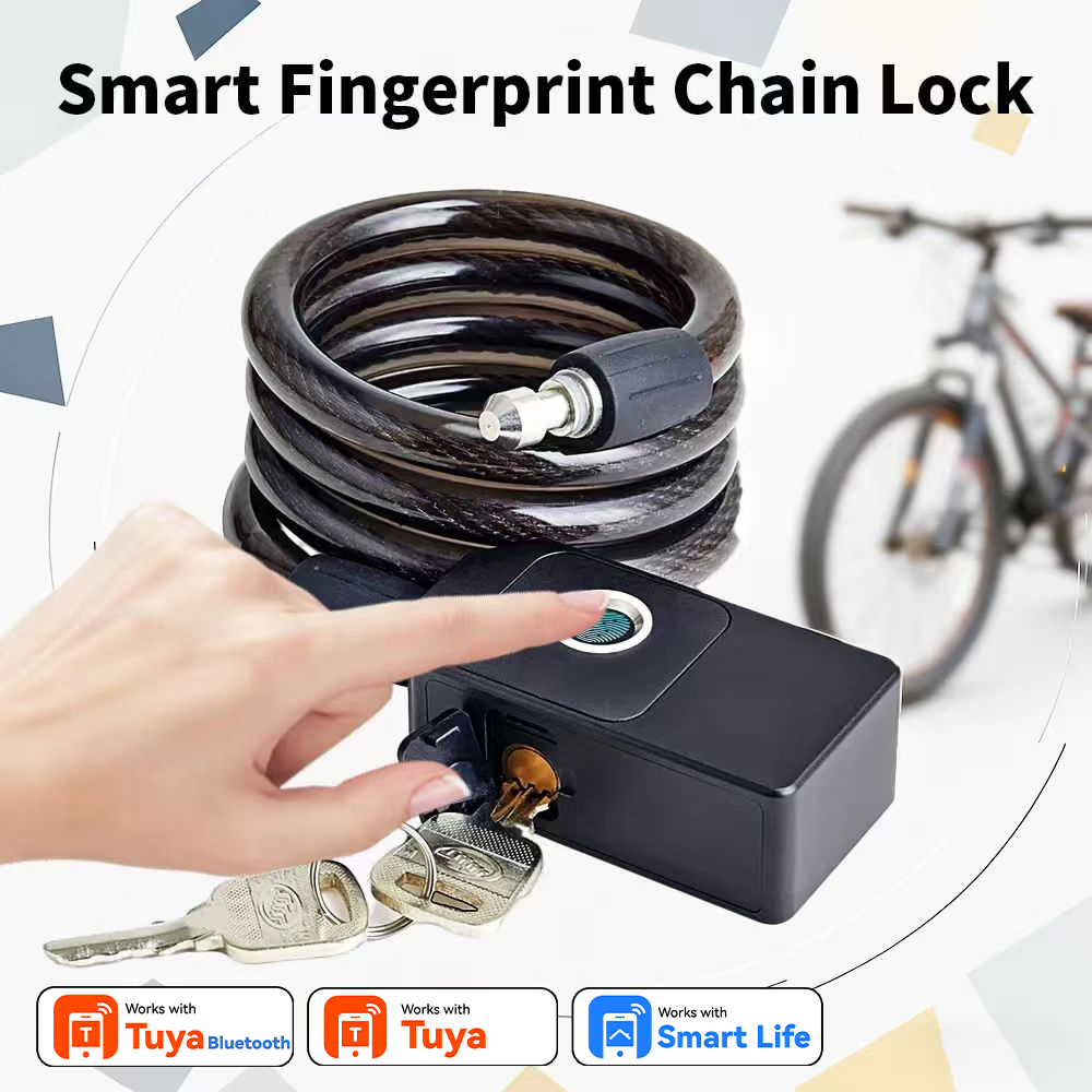 قفل ذكي بتقنية البلوتوث وبصمة  - مراجعة Security Chain Door وسعره