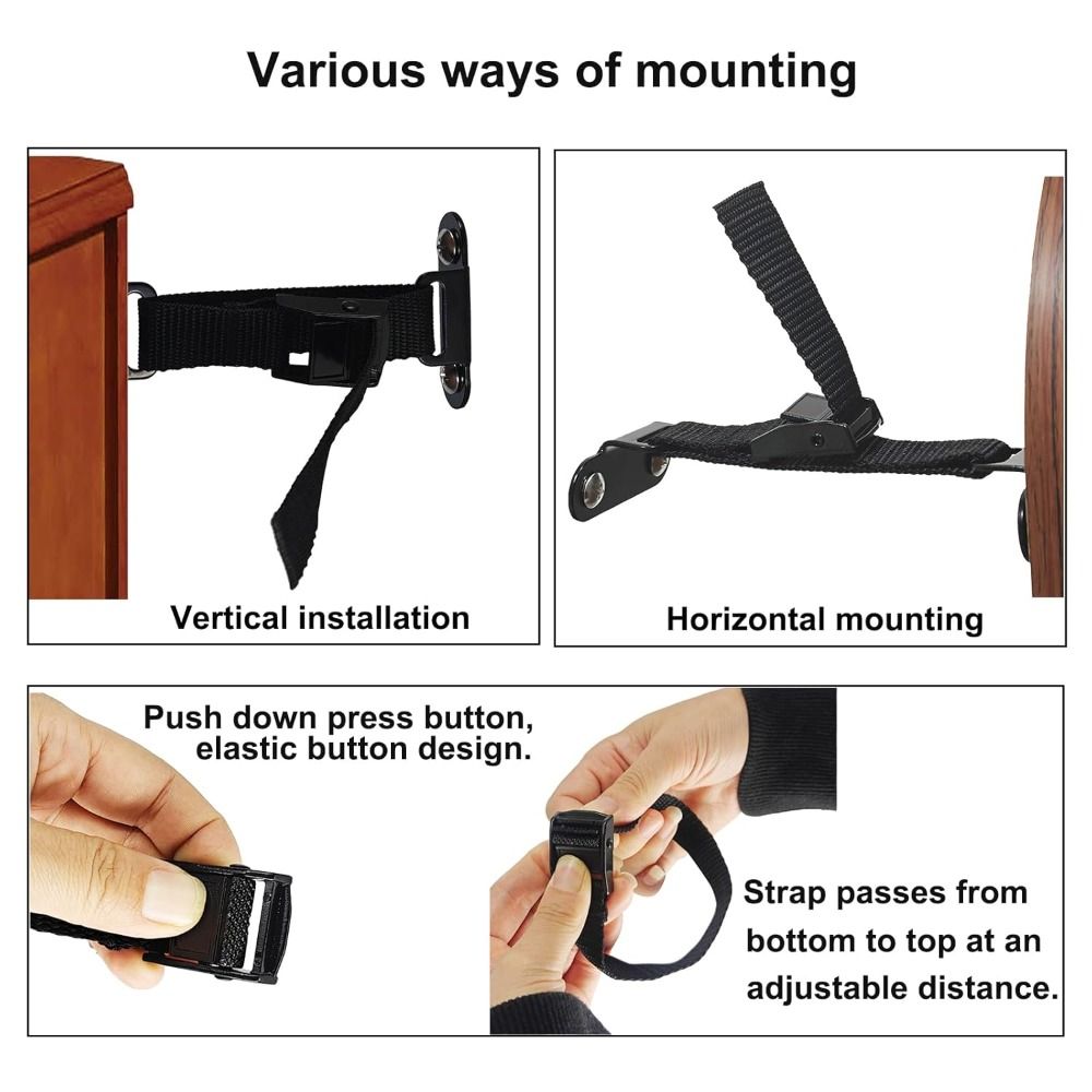 مثبتات أثاث مقاومة للزلازل، مج - مراجعة Earthquake Anchor Strap وسعره