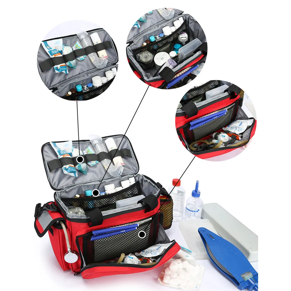 حقيبة إسعافات أولية محمولة للا - مراجعة First Aid Bag Kit وسعره