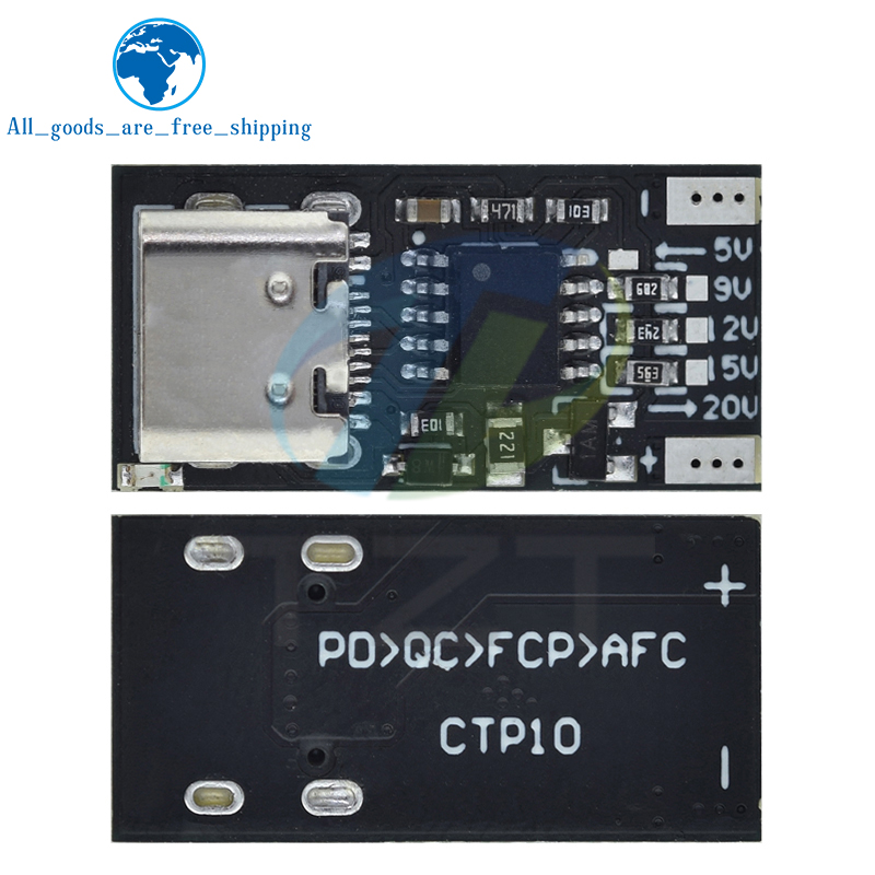 TZT Type-C PD2.0 PD3.0 9 فولت  - مراجعة Co Detector Plug وسعره