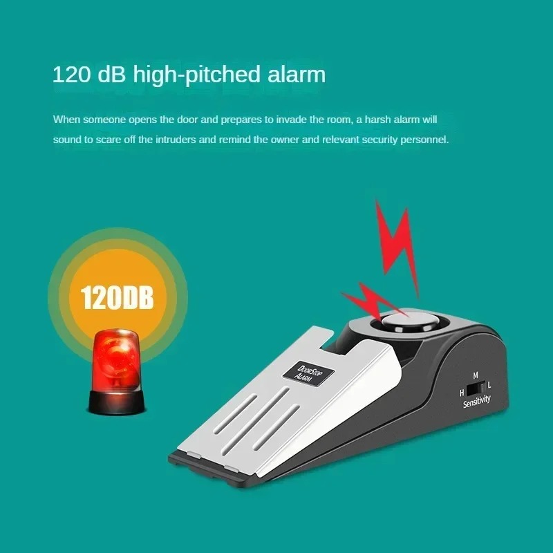 جهاز إنذار أمان محمول لمنع فتح - مراجعة Door Stop Alarm وسعره