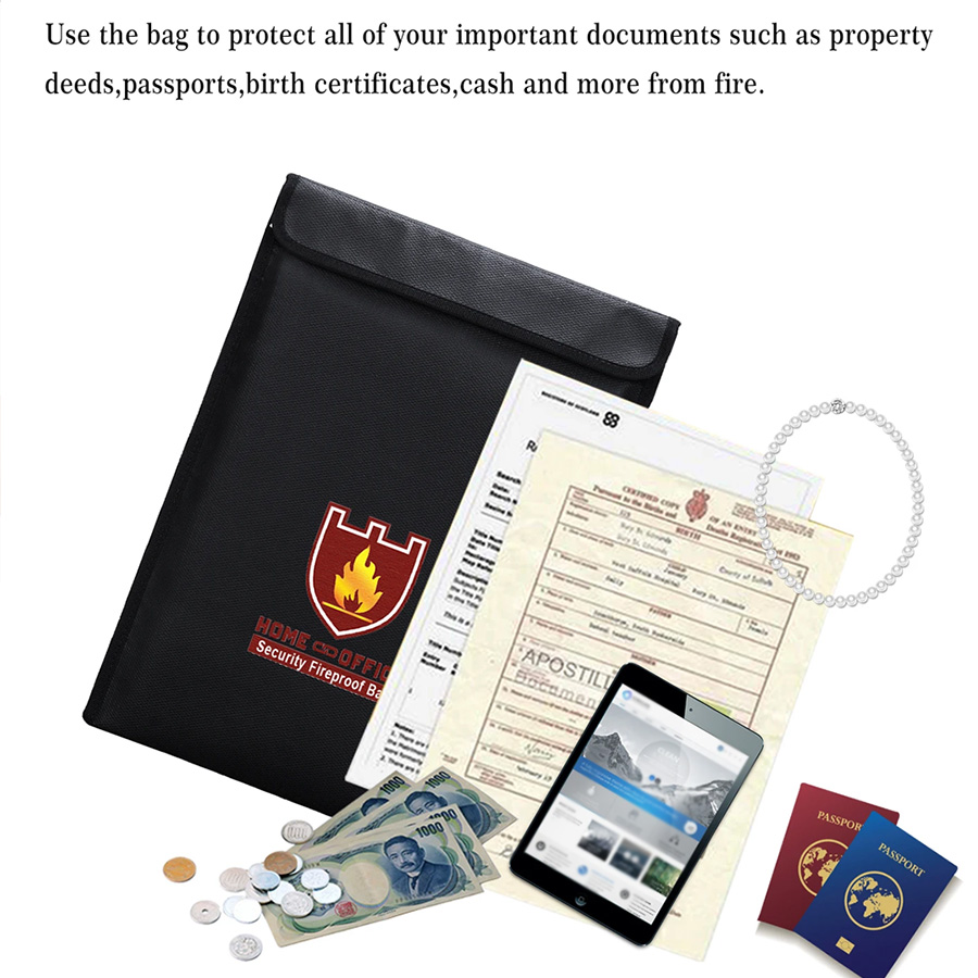 حقيبة مستندات مقاومة للحريق وم - مراجعة Fire Safe Document وسعره