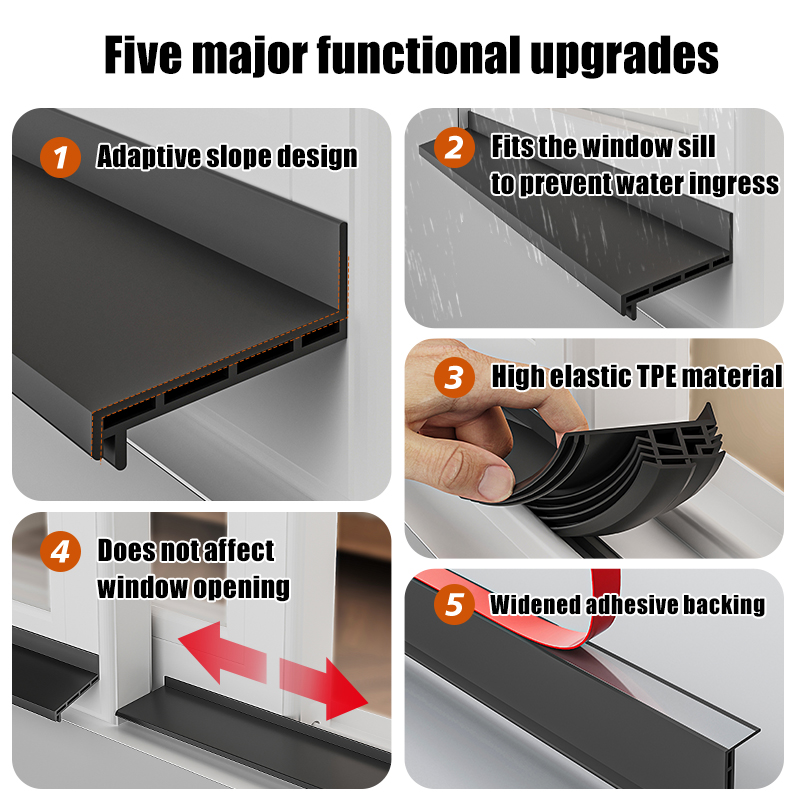 1.1 متر يندبروف شريط عازل TPE  - مراجعة Window Lock Bar وسعره