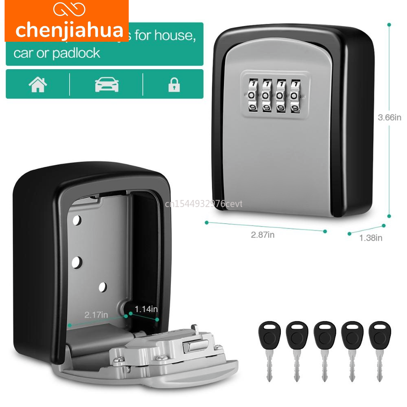 جدار جبل مفتاح تخزين صندوق سري - مراجعة Lockbox Key Secure وسعره