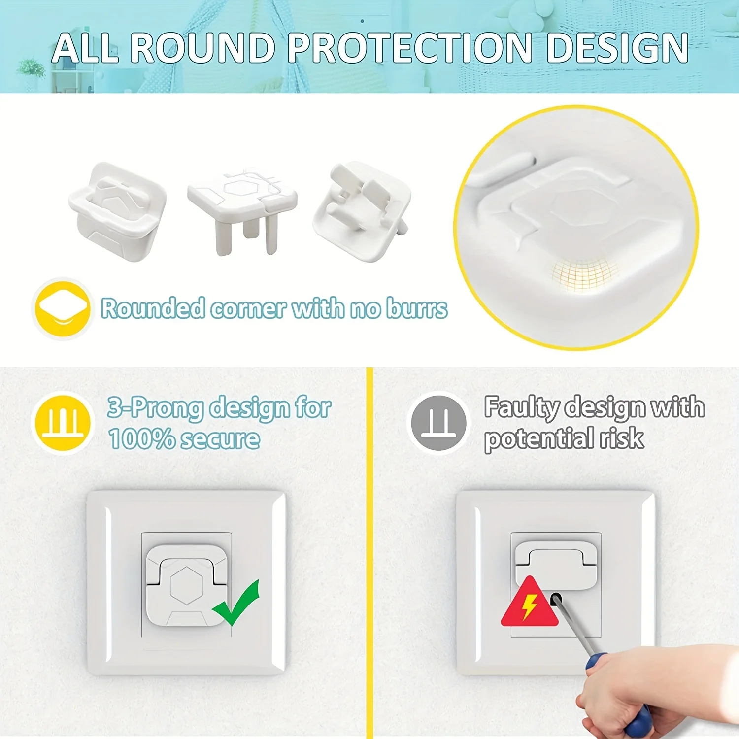 1-20 قطعة من أغطية المقابس الك - مراجعة Outlet Cover Baby وسعره