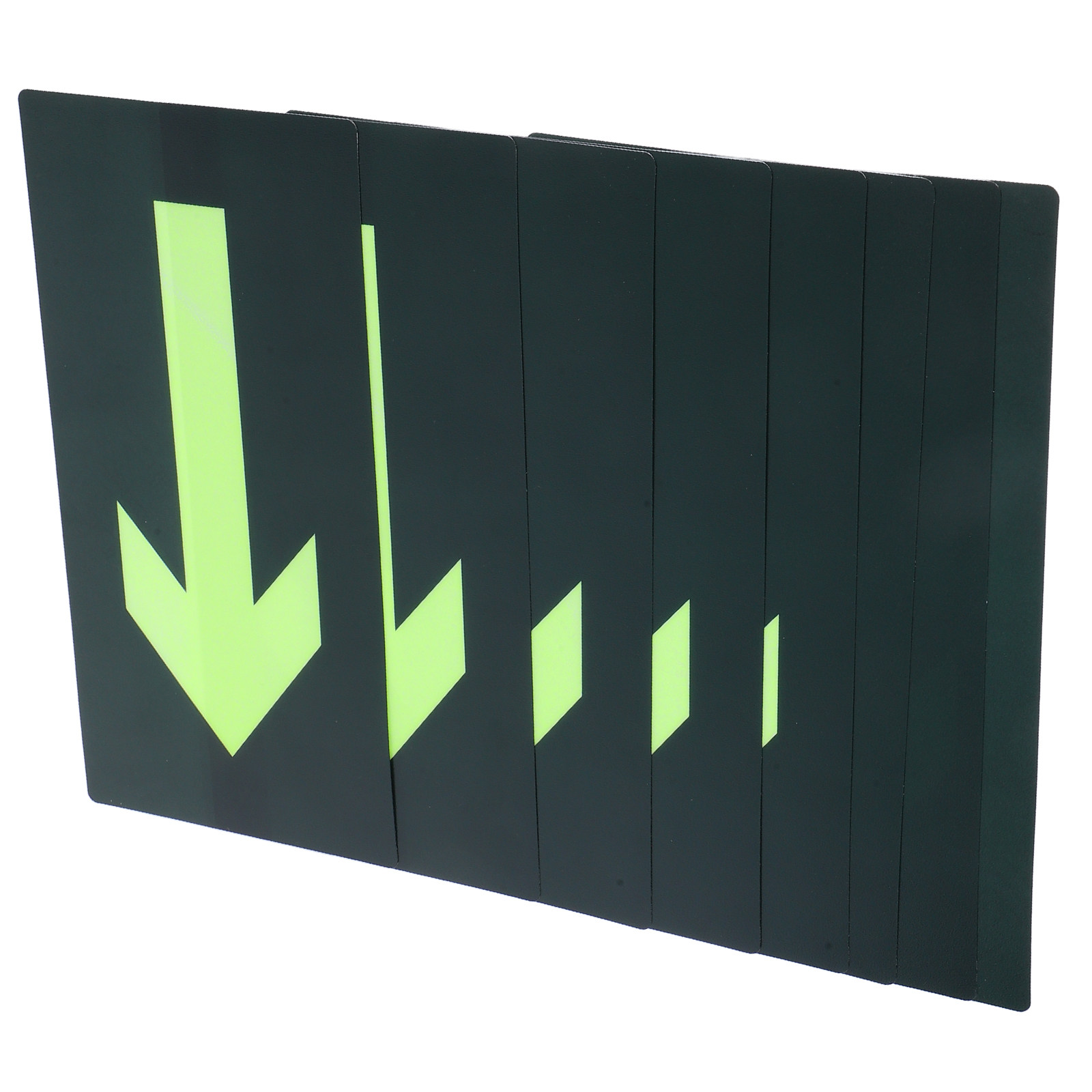 8 قطع من ملصقات السهام المضيئة - مراجعة Emergency Exit Sign وسعره