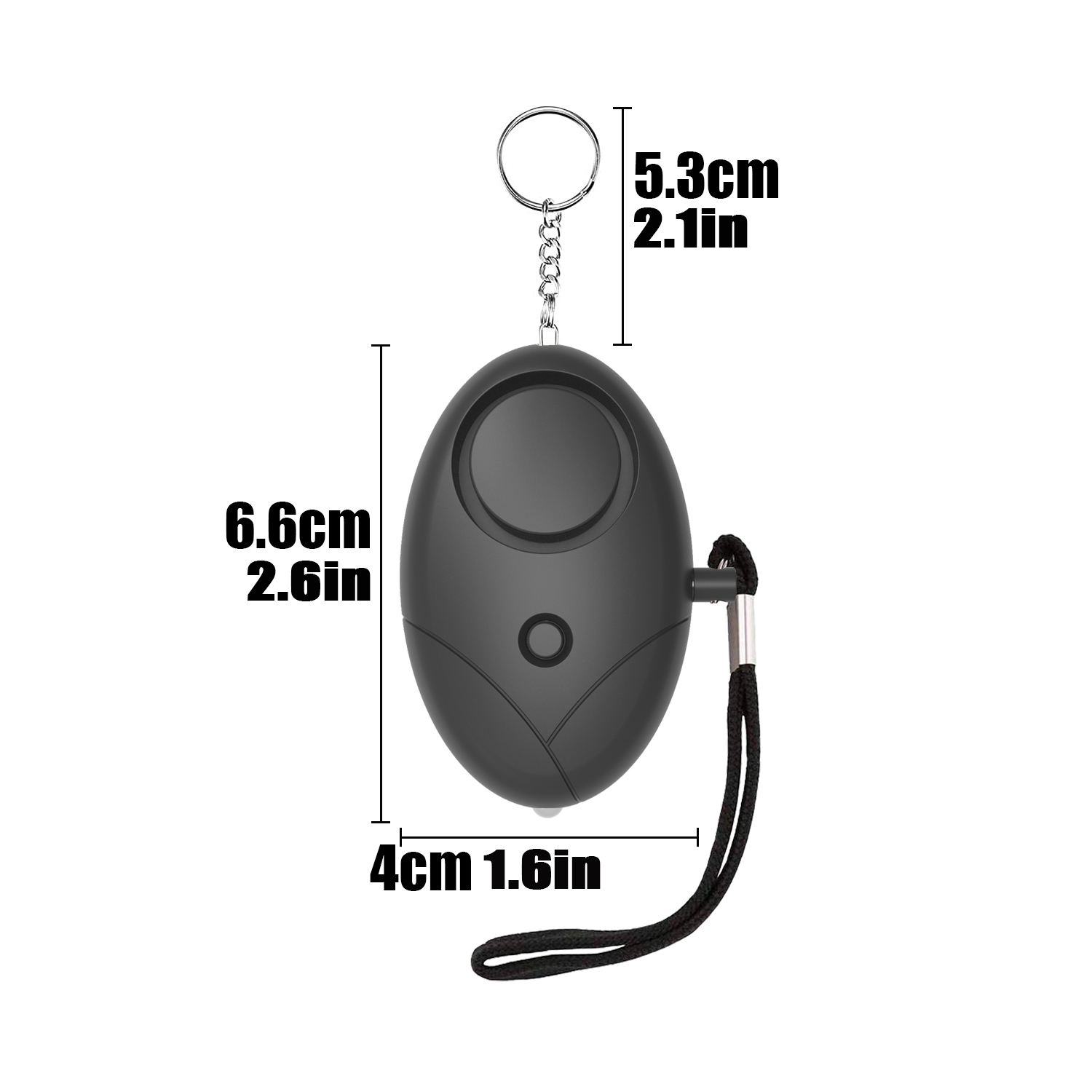 جهاز إنذار شخصي للسلامة بصوت 1 - مراجعة Personal Alarm Keychain وسعره
