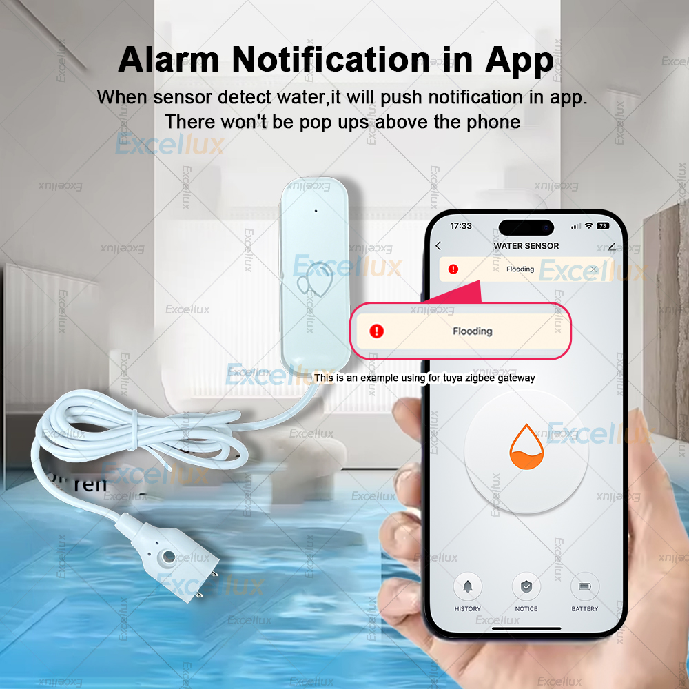 مستشعر تسرب المياه الذكي زيجبي - مراجعة Water Alarm Sensor وسعره