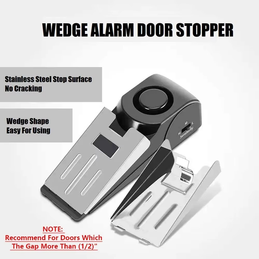 مانع باب لاسلكي من الفولاذ الم - مراجعة Door Stop Alarm وسعره
