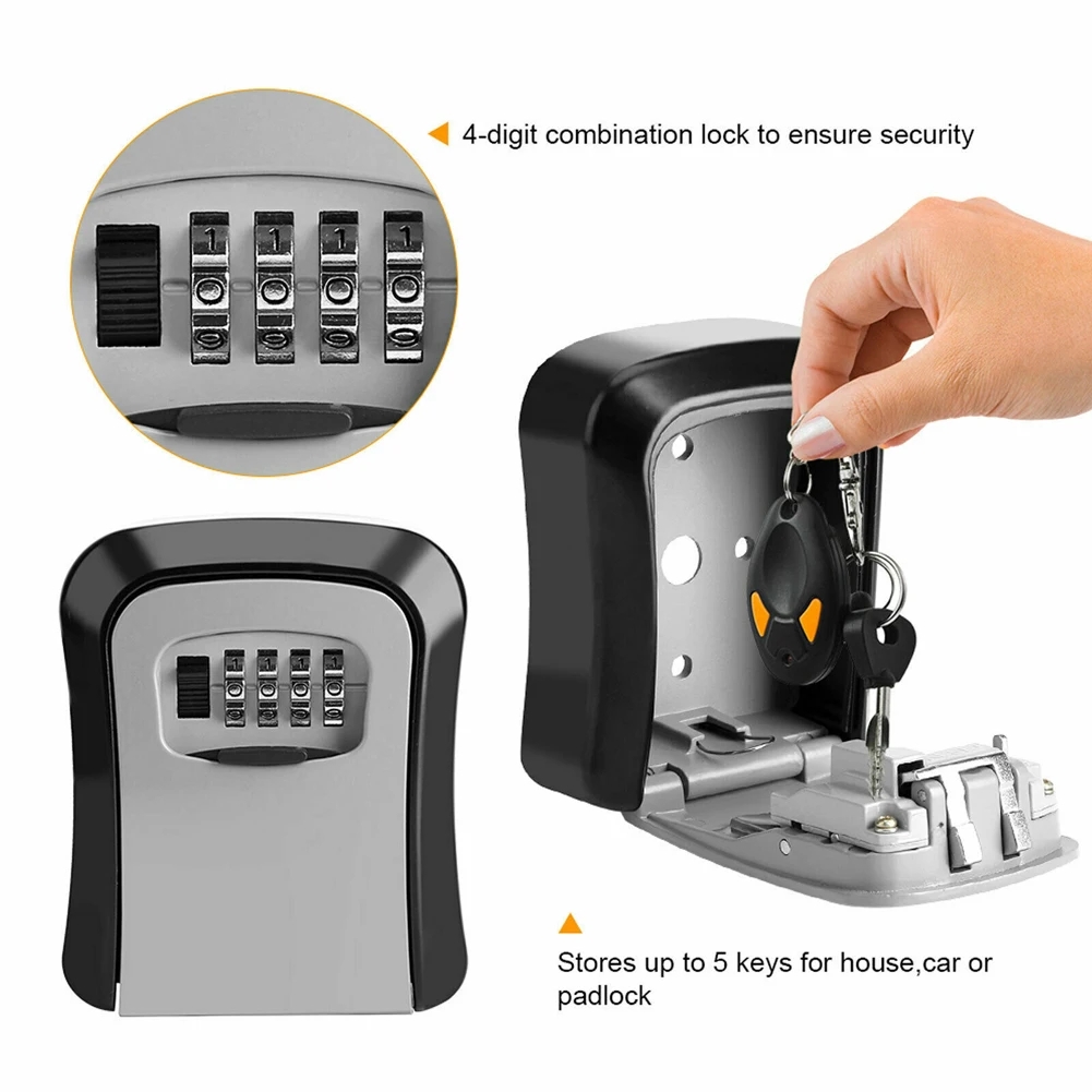 صندوق قفل مفاتيح مثبت على الحا - مراجعة Lockbox Key Secure وسعره