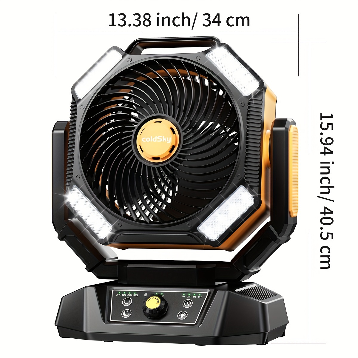 مروحة تخييم كولد سكاي، مروحة ت - مراجعة Power Outage Light وسعره