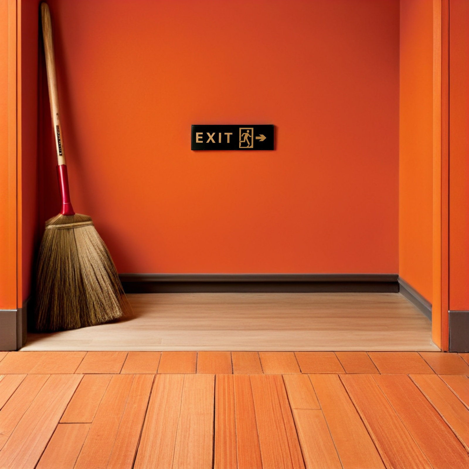 5 قطع من لافتات الخروج الأكريل - مراجعة Emergency Exit Sign وسعره