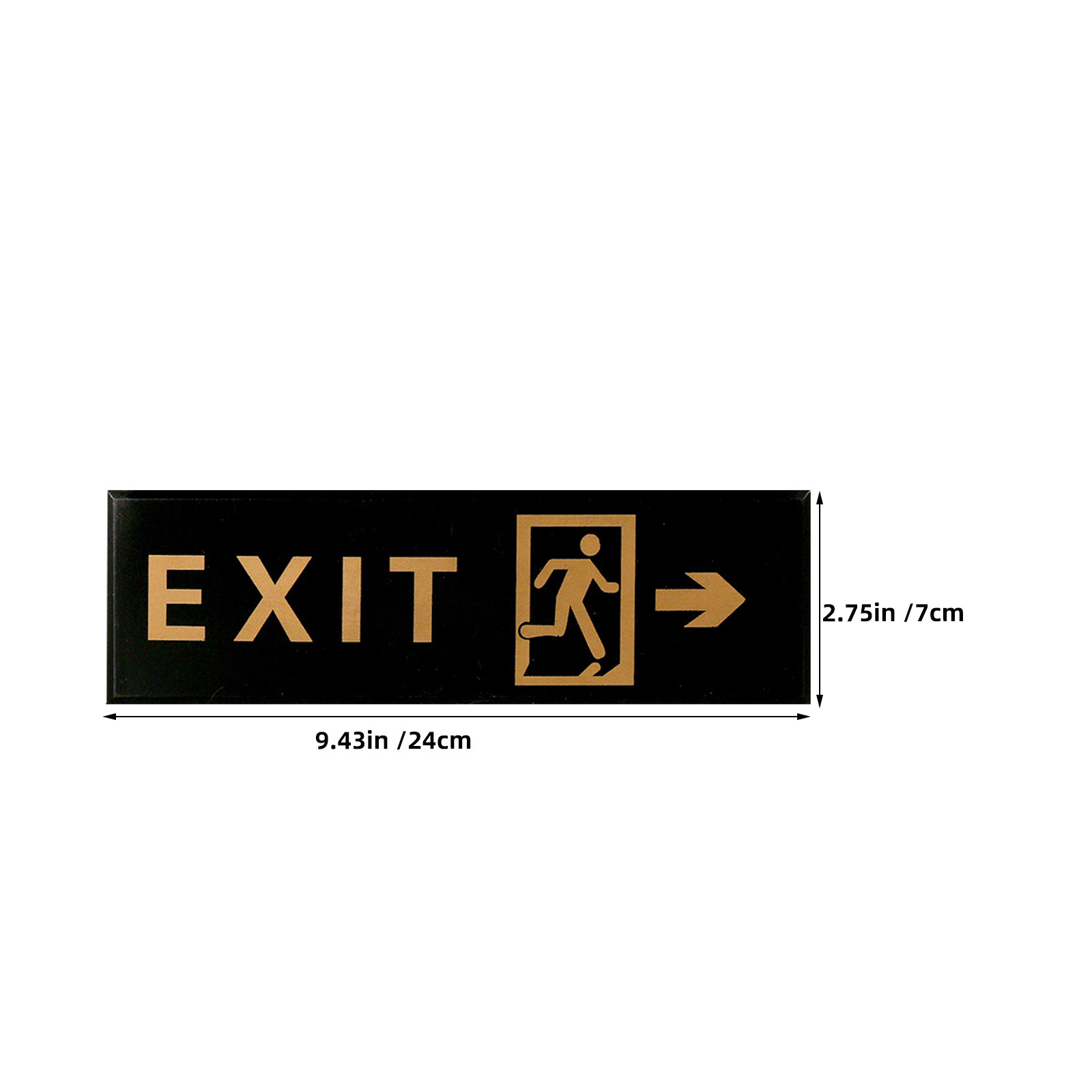 5 قطع من لافتات الخروج الأكريل - مراجعة Emergency Exit Sign وسعره