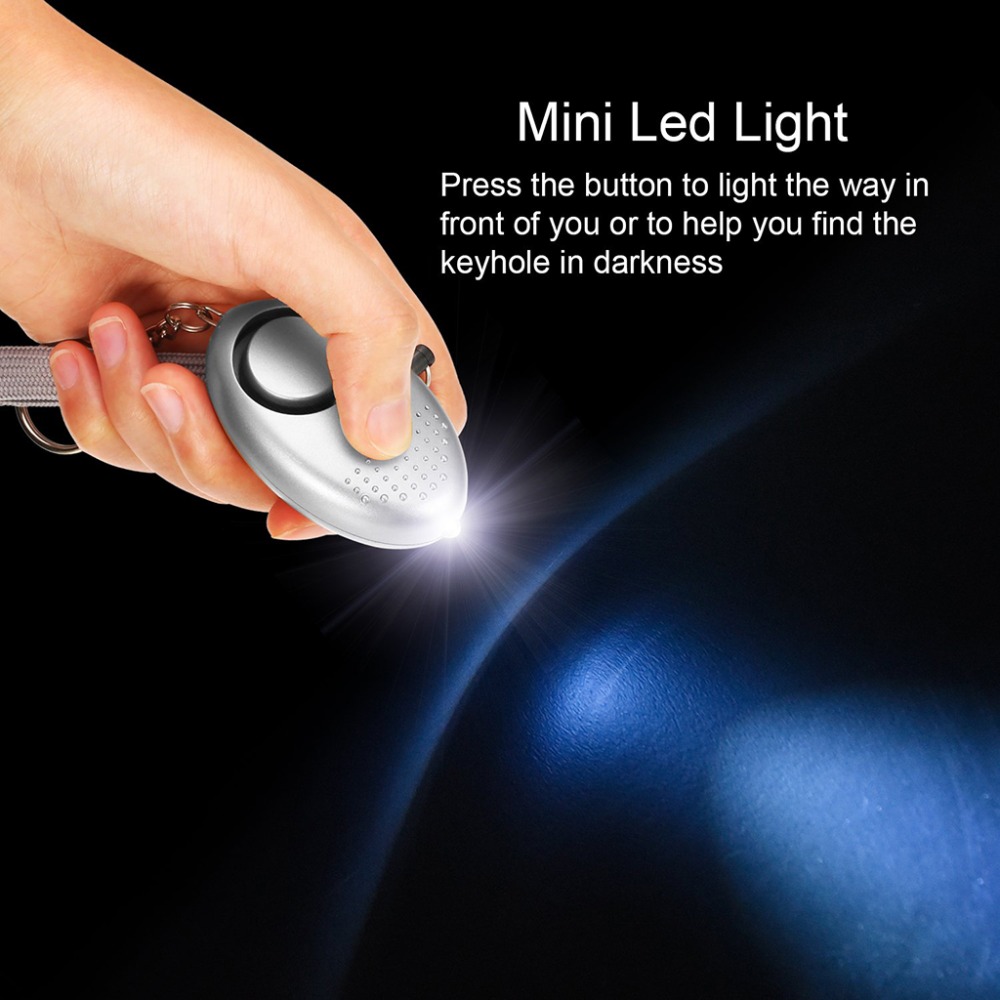 130dB إنذار الدفاع عن النفس مك - مراجعة Personal Alarm Keychain وسعره