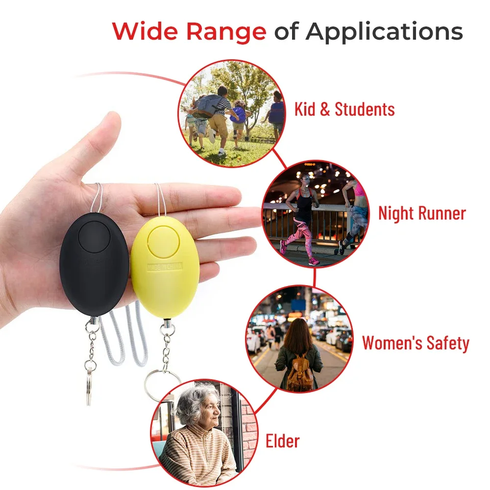 جهاز إنذار شخصي للسلامة بصوت 1 - مراجعة Personal Alarm Keychain وسعره