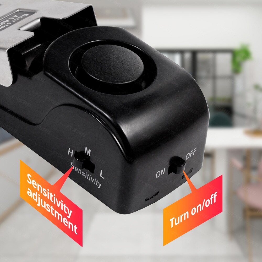 نظام إنذار لاسلكي لمنع فتح الب - مراجعة Door Stop Alarm وسعره