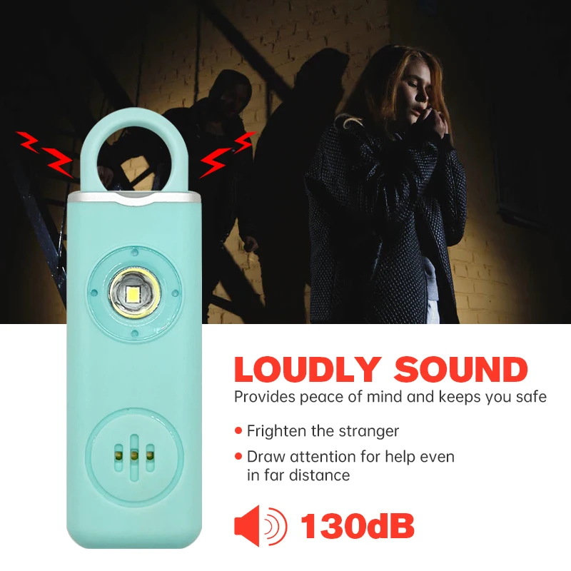 جهاز إنذار شخصي قابل لإعادة ال - مراجعة Personal Alarm Keychain وسعره