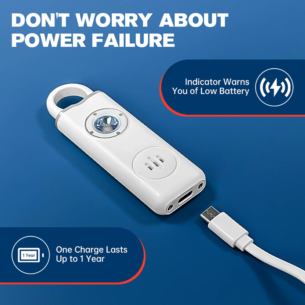 جهاز إنذار شخصي قابل لإعادة ال - مراجعة Personal Alarm Keychain وسعره