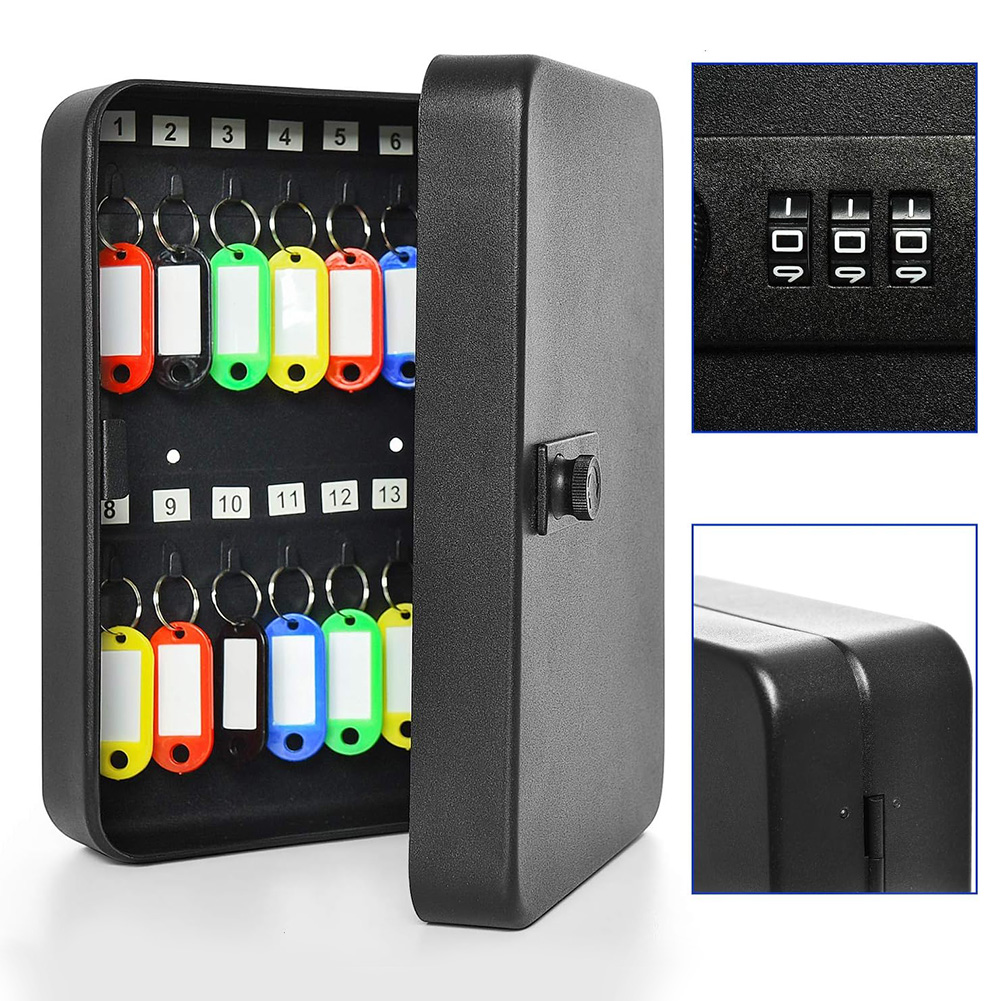 خزانة مفاتيح مركبة على الحائط  - مراجعة Lockbox Key Secure وسعره